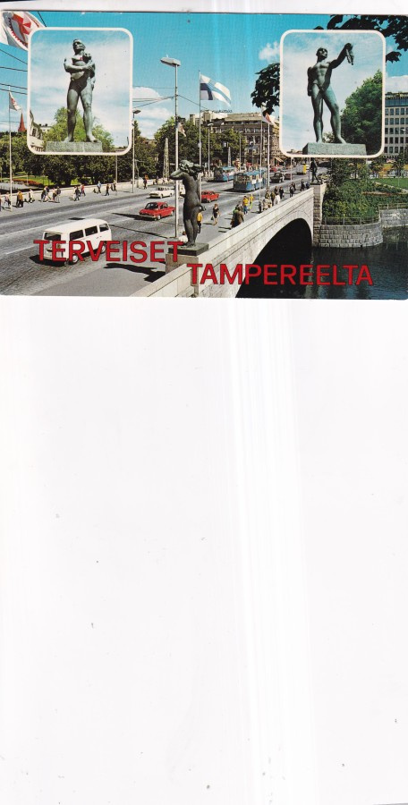 Tampere , Hämeensilta , Sommitelmakortti  b679