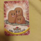 Dugtrio #51 Pokemon Topps TV Animation Edition GREEN logo - pikkukuva 1