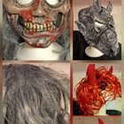 Halloween koristeet naamio peruukki - pikkukuva 4