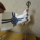 Kokoelma pöytästandaareja / viirejä mm. Mannerheimristi - pikkukuva 2