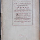 G.K. Chesterton: Isä Brownin viisaus, Kirja 1925. 257 s. 2p. - pikkukuva 2
