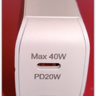 40W kaksois-USB-C PD -pikalaturi + Toocki 1m kaapeli #28975 - pikkukuva 1