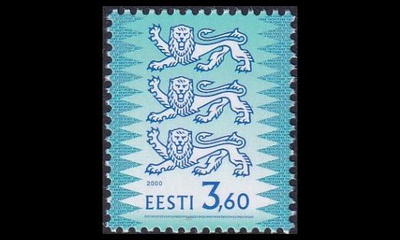 Eesti 356IIC ** Käyttösarja leijonat -00 (1999)
