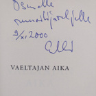 Erkki Peuranen : Vaeltajan aika (signeerattu, tekijän omi... - pikkukuva 3
