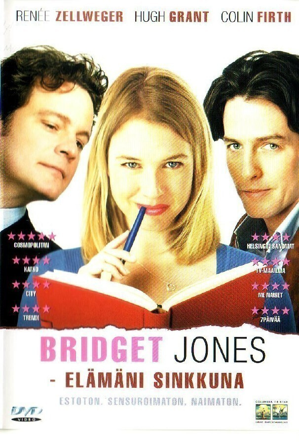 dvd, Bridget Jones - Elämäni sinkkuna (Bridget Jones's Diary
