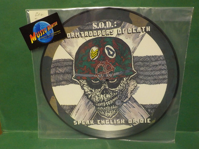 STORMTROOPERS OF DEATH - SPEAK ENGLISH OR DIE EX+ PIC 12"