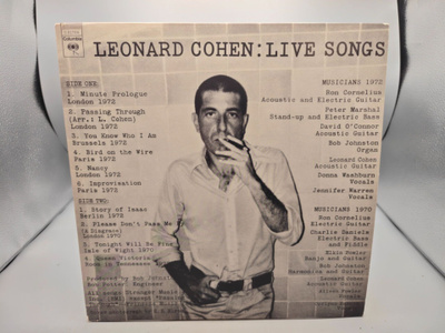Leonard Cohen – Live Songs LP