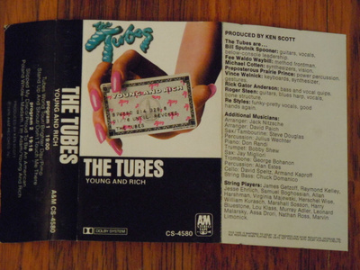 C-kasetti - The TUBES - Young And Rich - 1976 MINT-