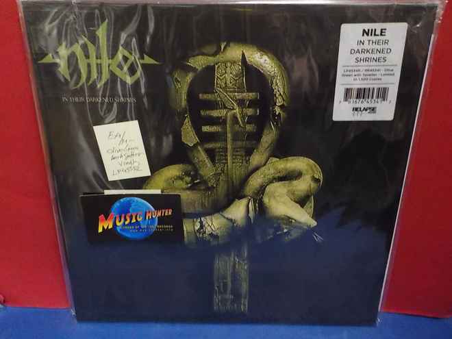 NILE - IN THEIR DARKENED SHRINES EX+/M- LP