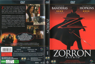 Zorron Naamio (28 208) k -FI- suomik. DVD EGMONT