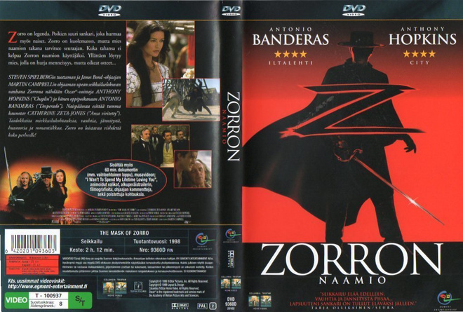 Zorron Naamio	(28 208)	k	-FI-	suomik.	DVD		EGMONT