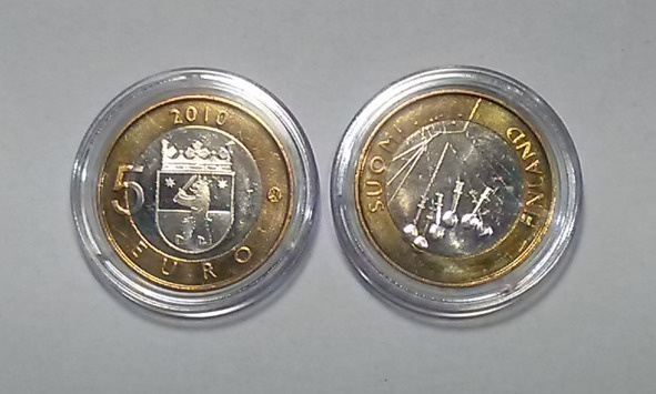 Suomi 5 € 2010 Satakunta, Pitsin nypläysrullat