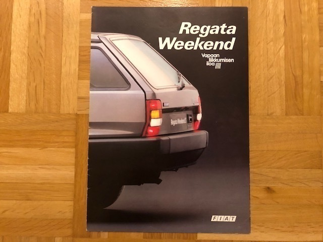 Esite Fiat Regata Weekend 1985