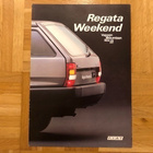 Esite Fiat Regata Weekend 1985 - pikkukuva 1