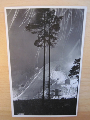 VANHA Postikortti Lahti 1950-l Alkup. Mallikappale