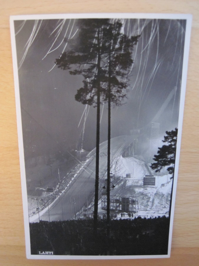 VANHA Postikortti Lahti 1950-l Alkup. Mallikappale