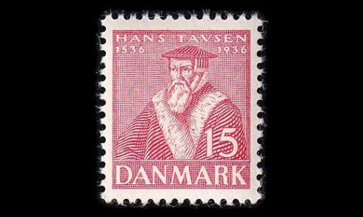 Tanska 231 ** Reformaatio 15 öre (1936)