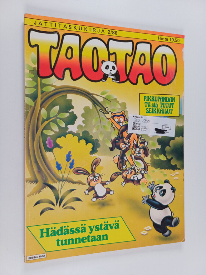 Taotao : Jättitaskukirja 2/1986 - Hädässä ystävä tunnetaan