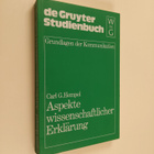 Carl Gustav Hempel : Aspekte wissenschaftlicher Erklärung - pikkukuva 1