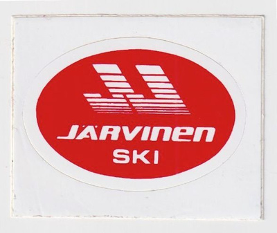 Järvinen ski - tarra