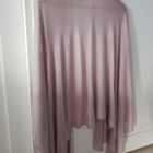 Indiska roosa Viitamainen Poncho Huivi / Shaali - pikkukuva 4
