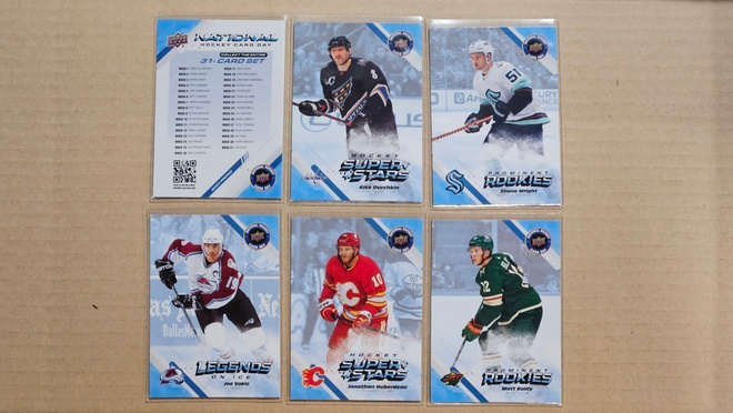 2024, 2023 ja 2022 Upper Deck National Hockey Card Day