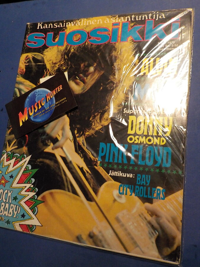 SUOSIKKI LEHTI #7/1975 + JULISTEESSA BAY CITY ROLLERS
