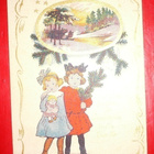 Tytöt juhlamekoissa menossa joulunviettoon   1928   (K8) - pikkukuva 1