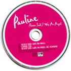 Pauline • Never Said I Was An Angel CD-Single - pikkukuva 2