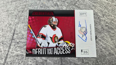 Leevi Meriläinen 2023-24 Credentials Debut Ticket Access /25