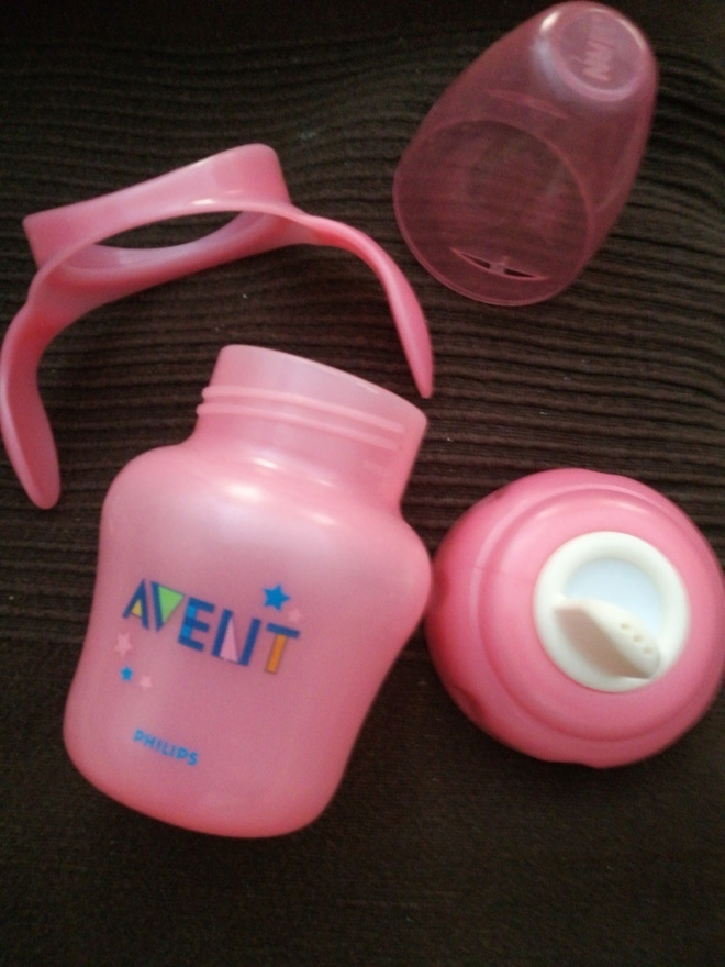 Avent tuttipullo pinkki