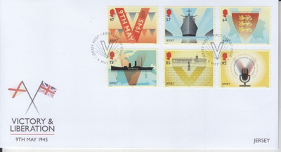 Jersey Victory liberation FDC