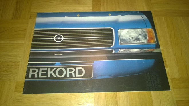 Esite Opel Rekord 2000, 1970-luku