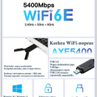 Fenvi FU-AXE5400 – WiFi 6E USB -adapteri(2.4G/5G/6G)  #31298 - pikkukuva 4