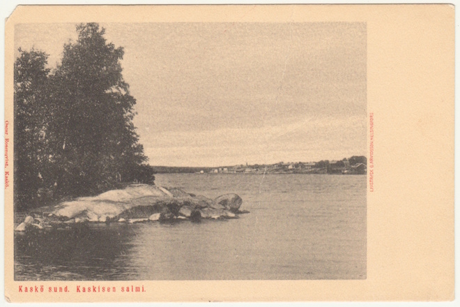 Kaskinen Kaskisen salmi 1800-luku