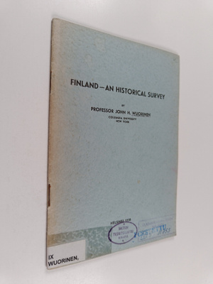 John H. Wuorinen : Finland - an historical survey