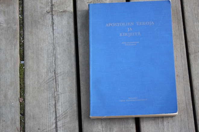Aapeli Saarisalo Apostolien tekoja ja kirjeitä Uusi suome #8
