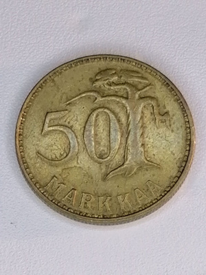 50 Markan Kolikko 1953 Variantti?