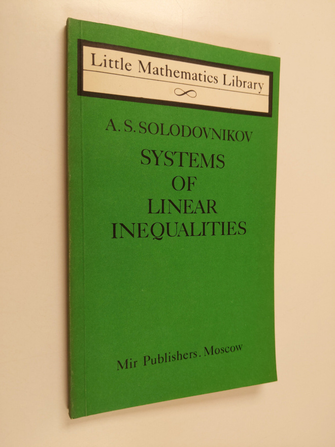 A. S. Solodovnikov : Systems of Linear Inequalities
