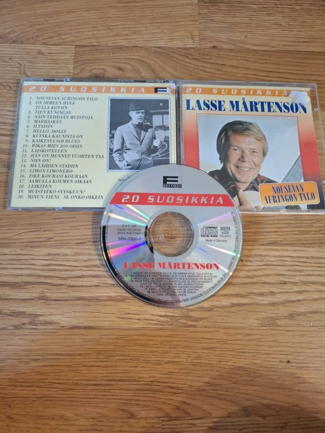 Lasse Mårtenson-20 Suosikkia-Nousevan Auringon Talo