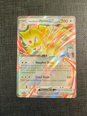 Team Rocket's Persion ex SVP 218 Black Star Promo