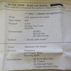 GRANT LEE BUFFALO - IN THE ZONE LIVE CONCERT RADIOSHOW CD - pikkukuva 1