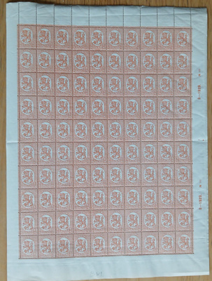 1927-1929 Postitorvivesileima, 1mk oranssi. LAPE 130B**
