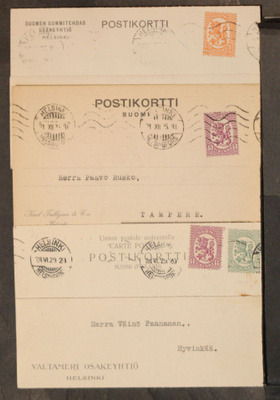 # 23221 # Helsinki firma kortteja 3 kpl