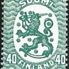 1924 M-17 Saarinen 40 p sinertävänvihreä ** LaPe 101 A - pikkukuva 1