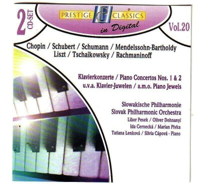 cd, VA: Piano Concertos Nos 1 & 2, A.M.O. Piano Jewels, 2CD