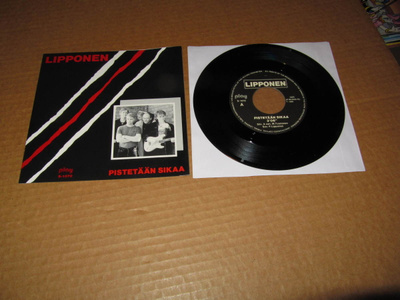 Lipponen 7" Pidetään Sikaa/Johnnie Walkerin Blues,PS