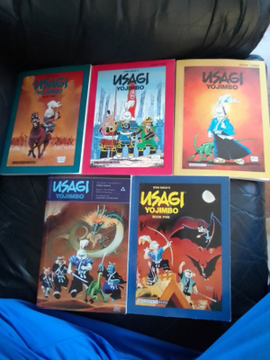 Usagi yojimbo sarjakuva albumit 1-6