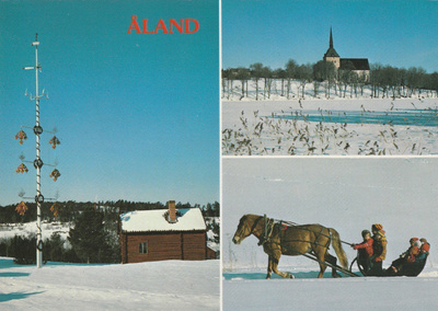 KIRKKOKORTTI - ÅLAND - SUNDS KIRKKO - 4