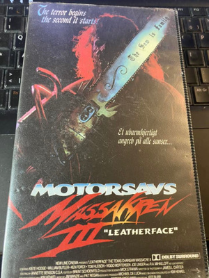 Leatherface The Texas Chainsaw Massacre III VHS